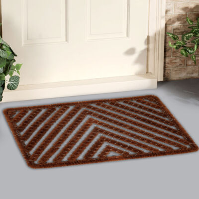 Entrance matting outside a home